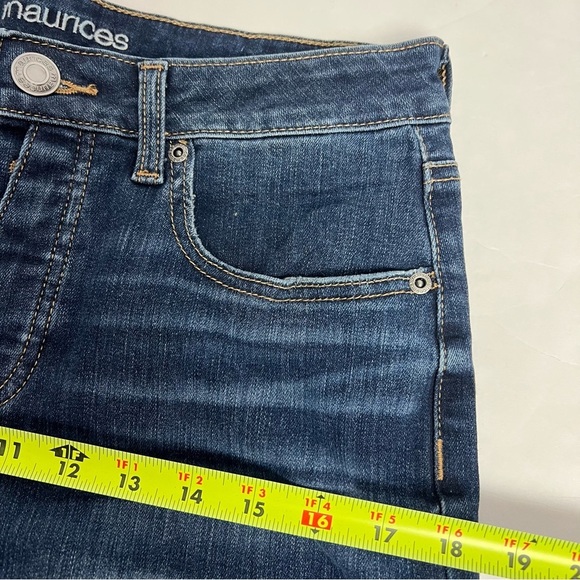 MAURICES Women’s Blue Jeans Sz 6 Button Fly Distressed Frayed Hem Pockets - Picture 10 of 15